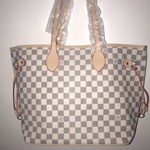 LV Neverfull PM Damier Azur